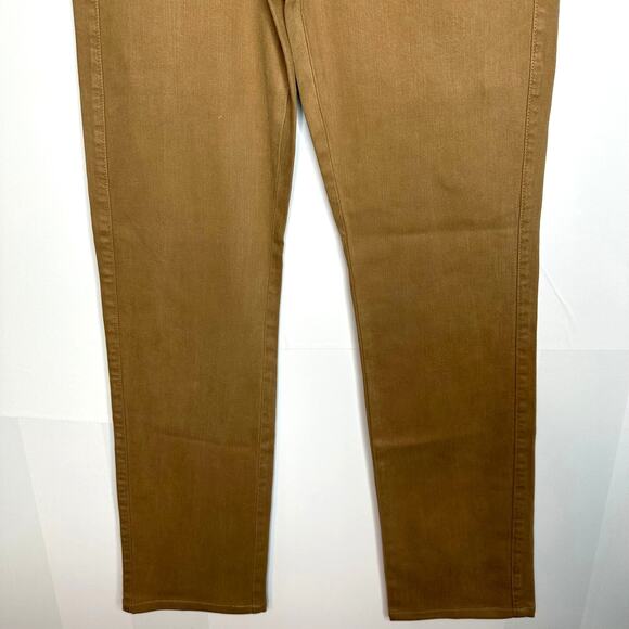 CJ by Cookie Johnson Faith Straight Brown Lyocell Cotton Khaki Jeans Size 30 - Picture 3 of 7